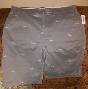 Men's Old Navy shorts. Size 36 tall. Color gray.